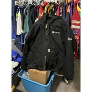 Size 3XL- Carhartt Bomber J131 Jacket Lined Made in USA Duck Canvas Workwear